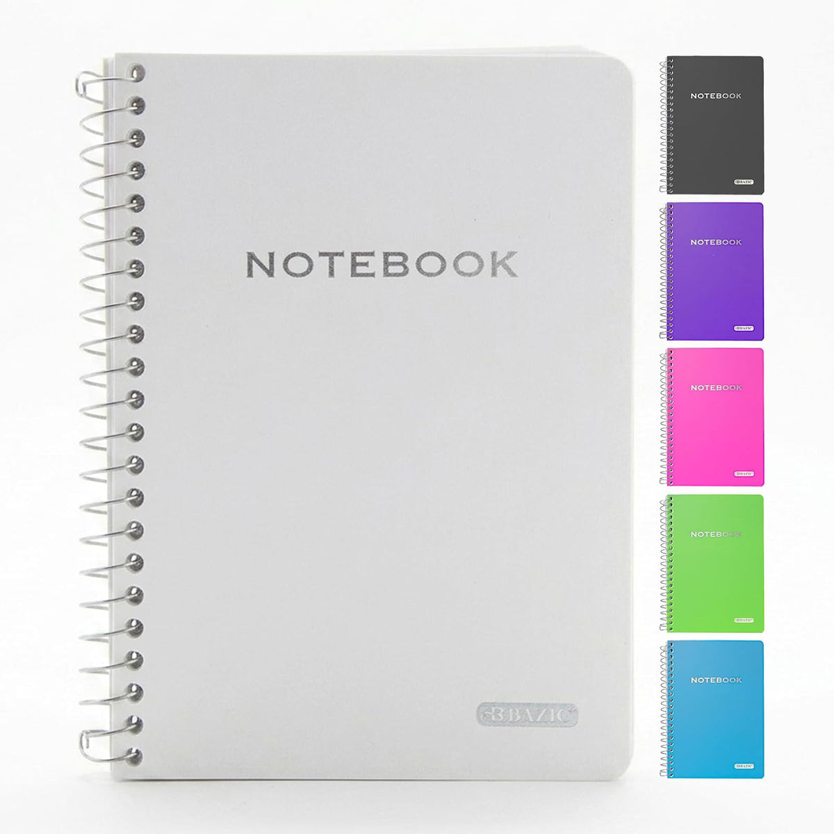 BAZIC PRODUCTS Blank Book, 6-Pack, Assorted Colors (100 Sheets/Book)