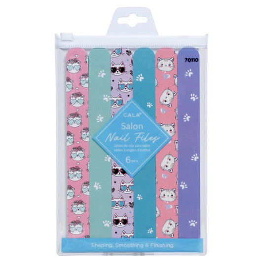 NAIL FILES: CAT'S MEAW (6PCS)