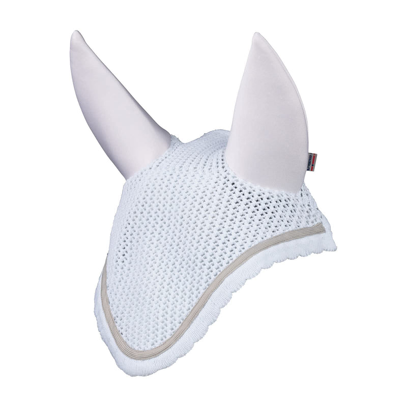 B Vertigo Zurich Noise Cancelling Crochet-Pattern Horse Ear Net - White - Horse