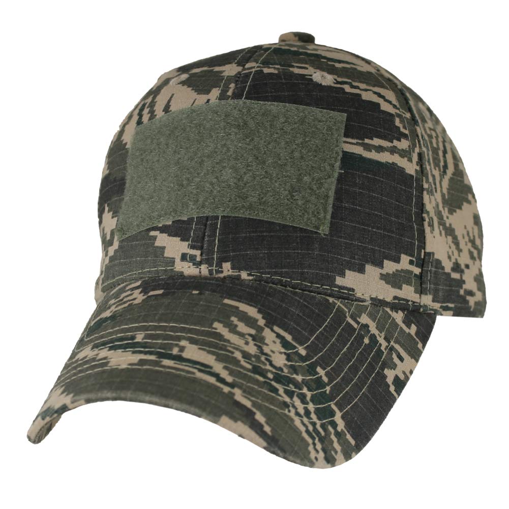 Eagle Crest Digital Camo Hook and Loop Baseball Cap with Patch on Front