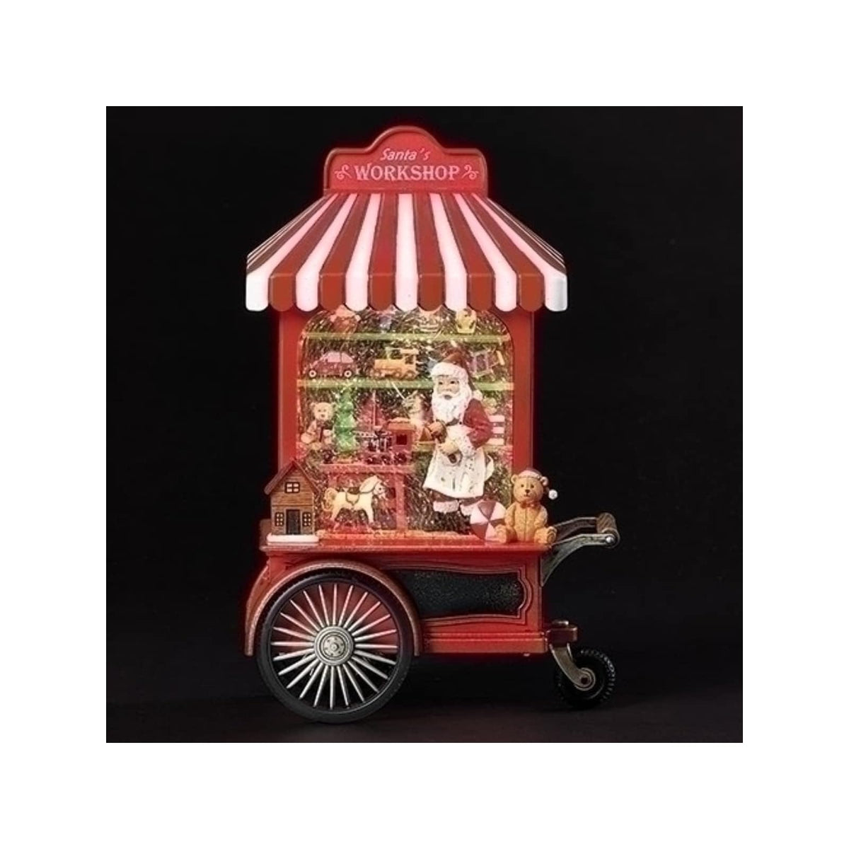 Roman Snow Globe, Red, Classic