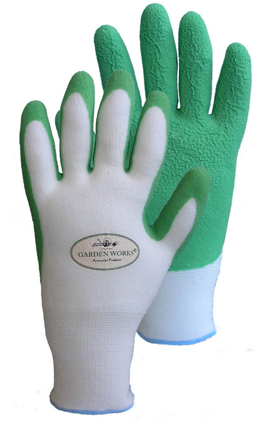 Garden Works Bamboo Fit Garden Gloves, Green, Medium