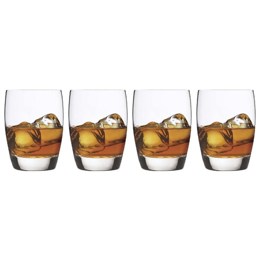 Luigi Bormioli Rocco - 10240/01 Luigi Bormioli Rocco Michelangelo 15.75 oz Double Old Fashion Glasses, Set of 4, Clear