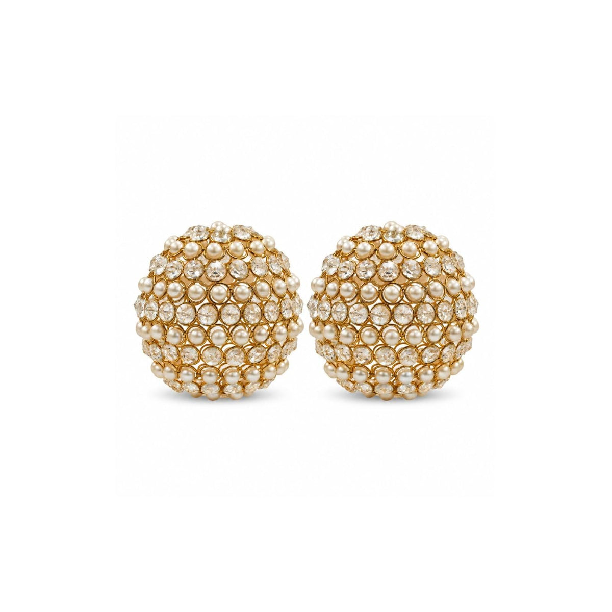 Modern Day Accents Sculpture, 5", Gold With Pearl