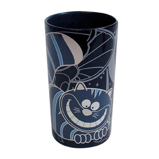Gift Republic GR450029 Cheshire Cat Heat Chaning Mug, Large, BLACK