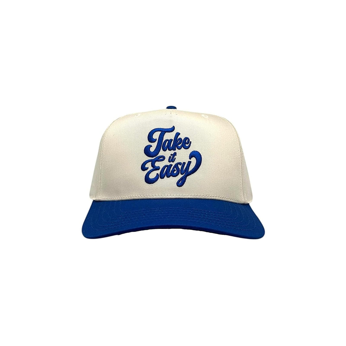 VINTAGE LIFE Hat, Cream/Royal Blue, Cap