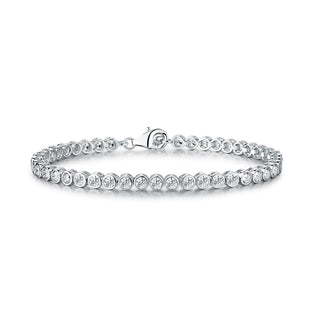 Diamond Treats Bracelet, M/L, Silver