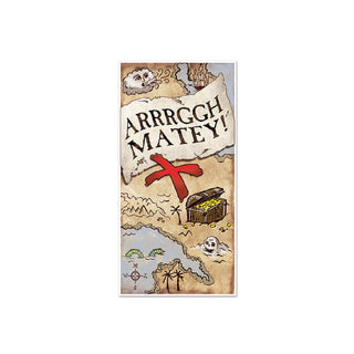 Beistle Banner, 1 Pack, Treasure Map