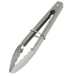 Chef Craft Clam Shell Tongs, 9-Inch, Silver
