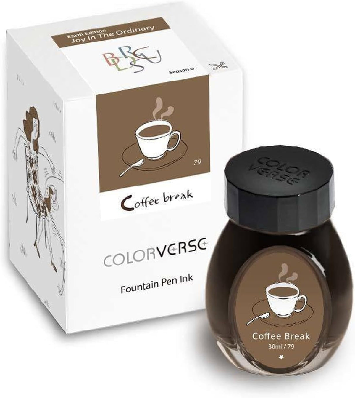 Colorverse Liquid Ink, 1 fl oz, Coffee Break