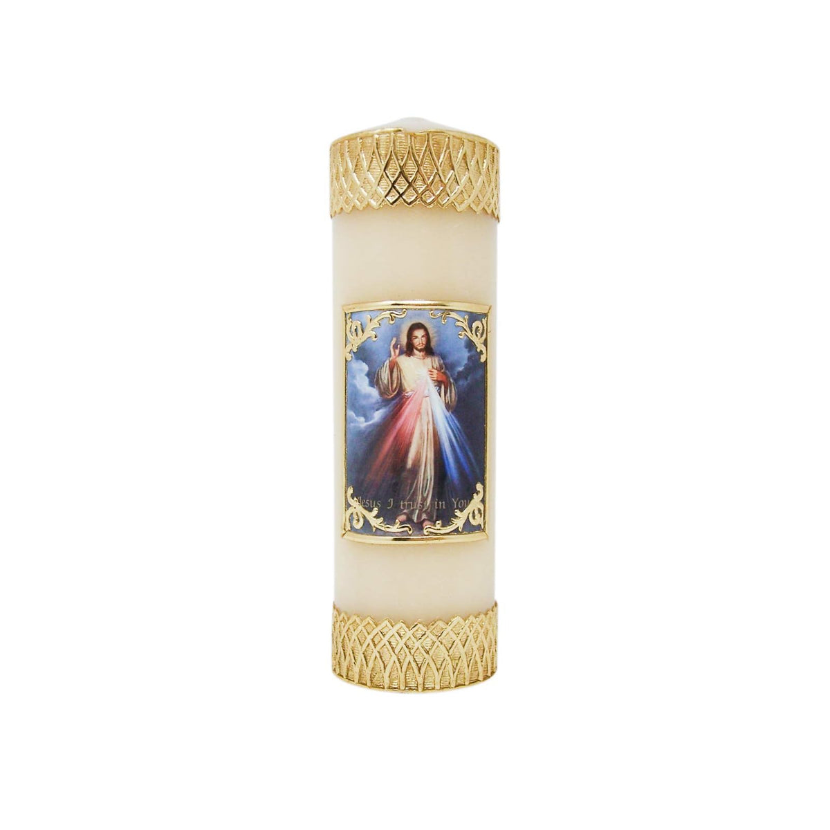 Christian Brands Candle, 8-Inch, Divine Mercy