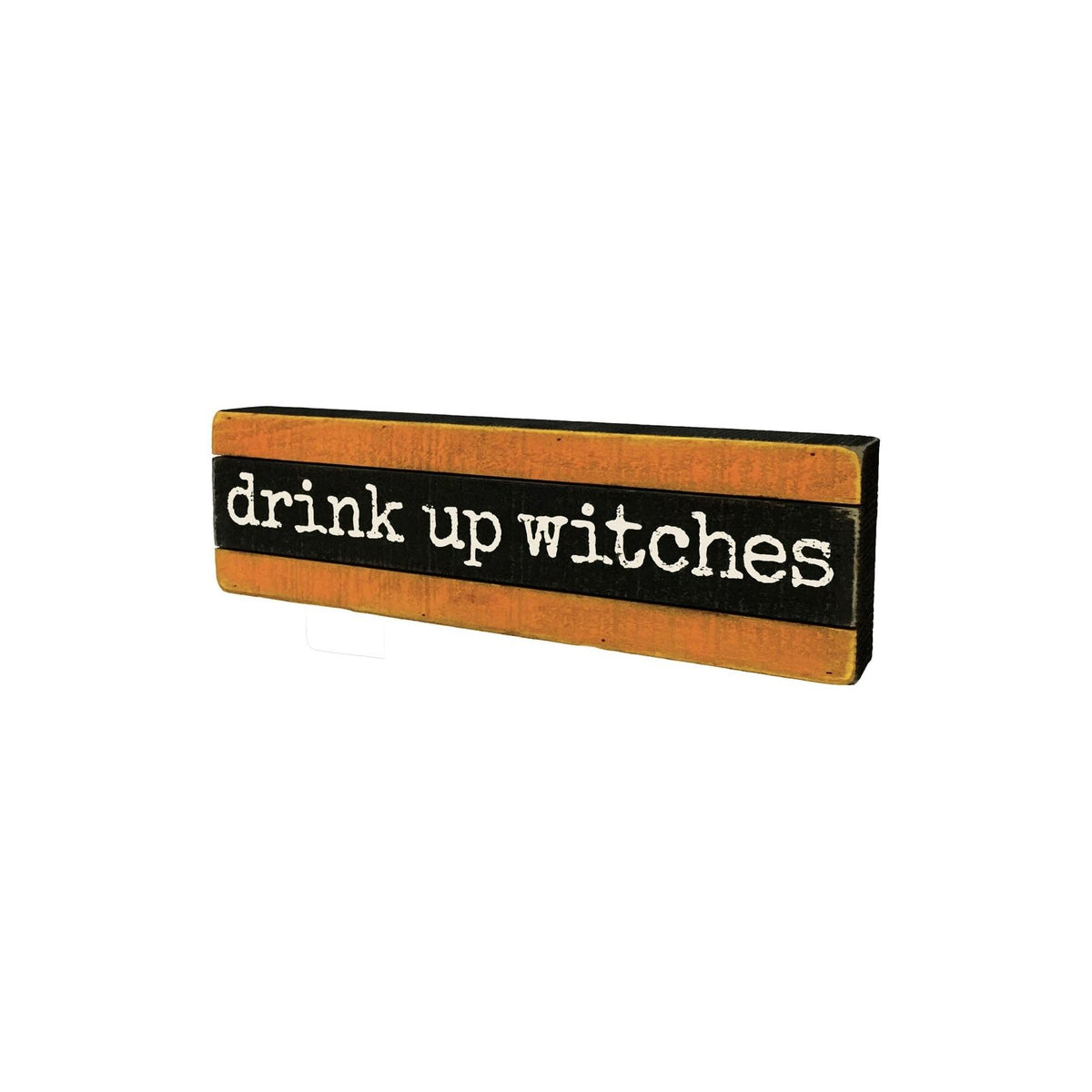 Primitives by Kathy Decorative Signage, 14 x 4-Inches, Drink Up Witches