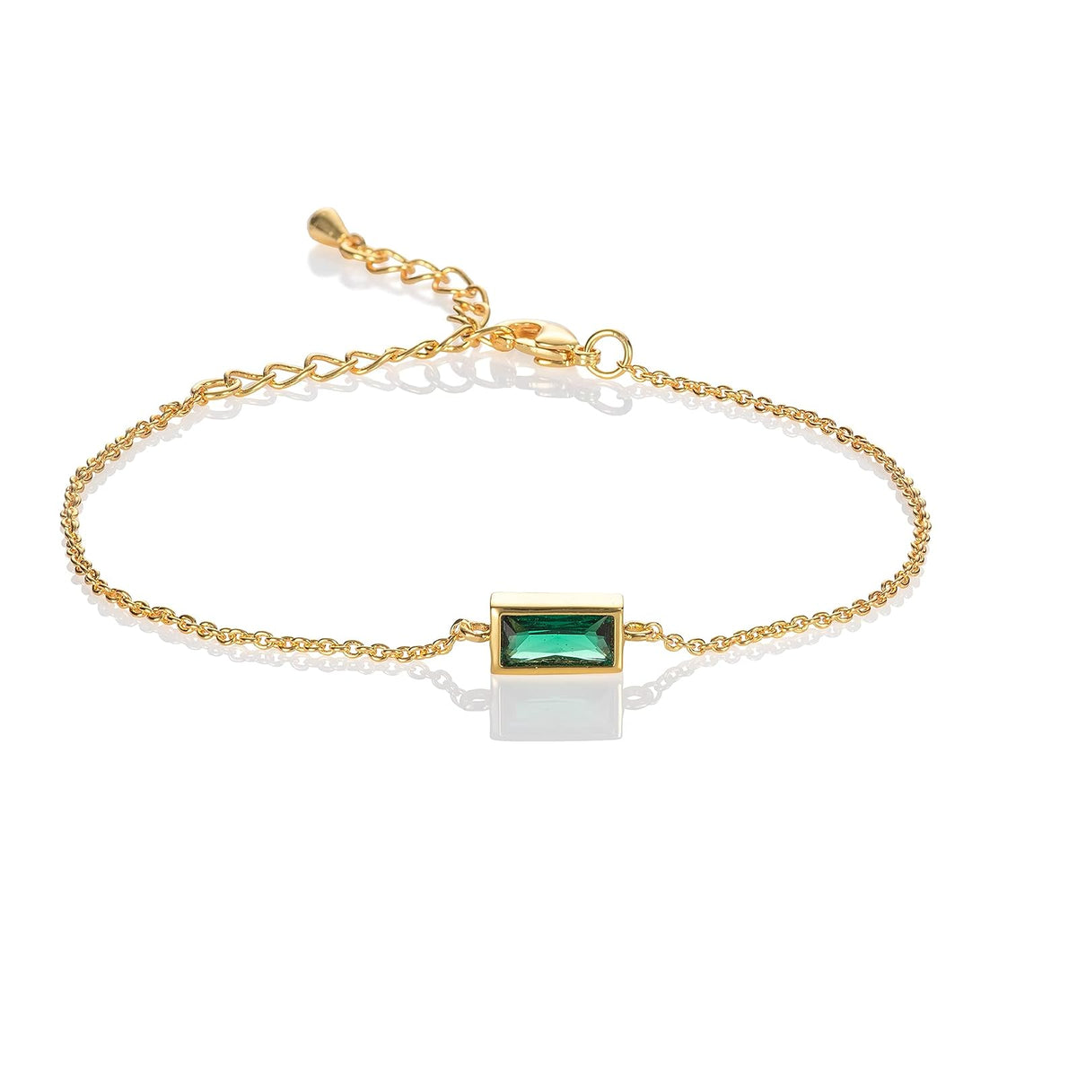 namana Bracelet, 6.3 inches, Green