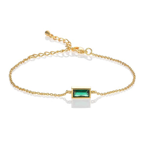 namana Bracelet, 6.3 inches, Green