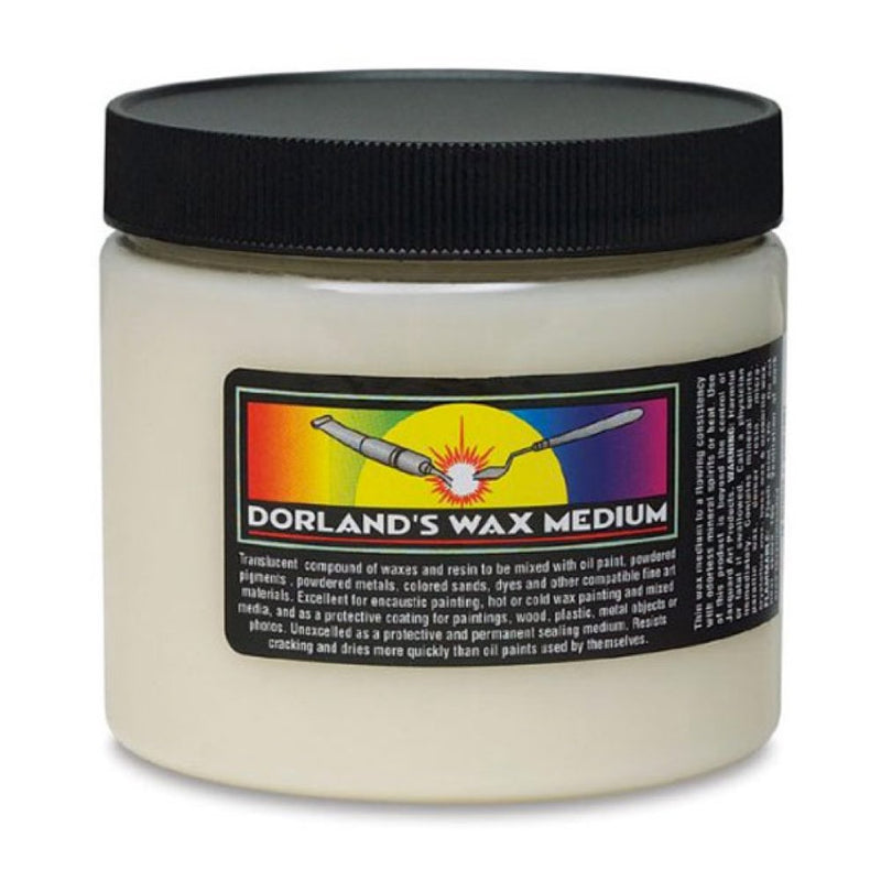 Jacquard Dorlands Wax - 4 Ounce - Versatile Pure Wax and Damar Resin - Protective Topcoat for Sealing and Finishing