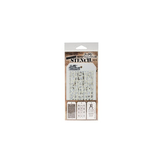 Stampers Anonymous Template Stencil, 8.61x21x0.2 cm, Multicoloured