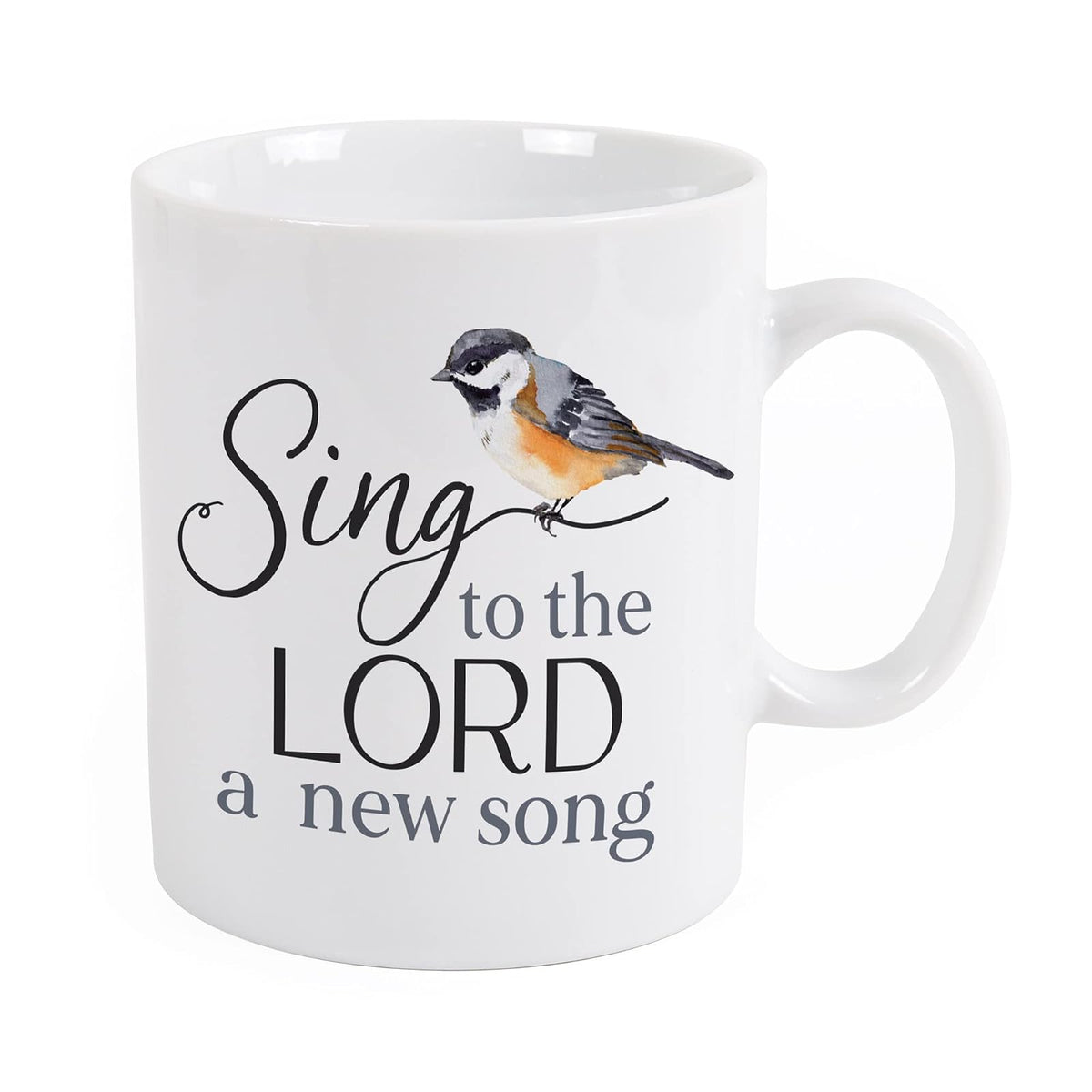 P. Graham Dunn Drinking Cup, 15 Ounces, Grey Bird