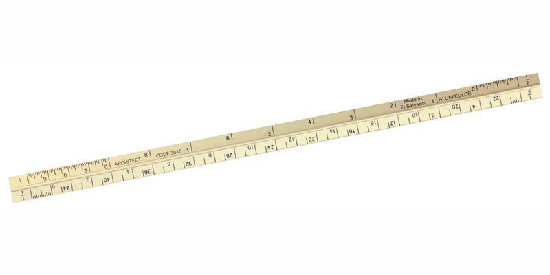 Alumicolor 6-in Pocket Architect Scale Gold