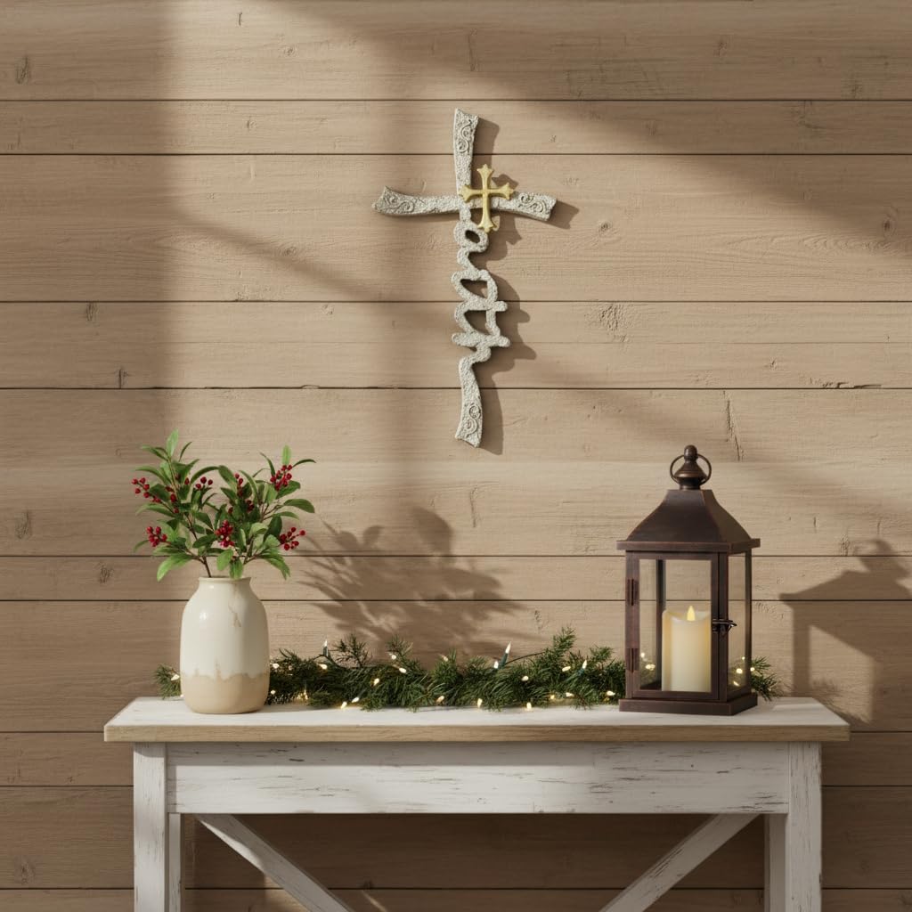 Comfy Hour Wall Art, 7.1"L x 0.7"W, Stone Gray And Gold