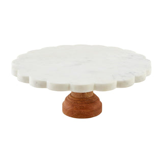 Mud Pie Item Stand, 12" dia, White