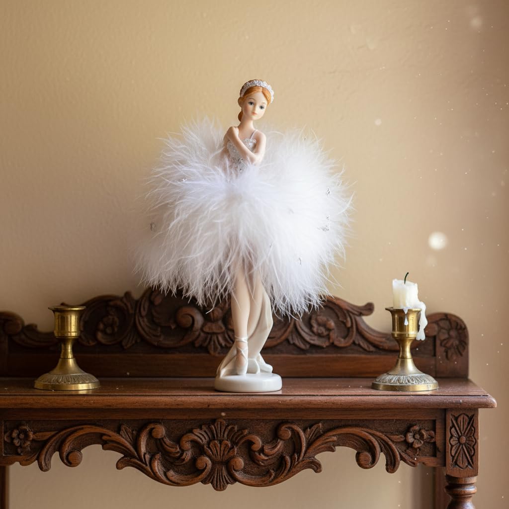 Comfy Hour Figurine, 7", White