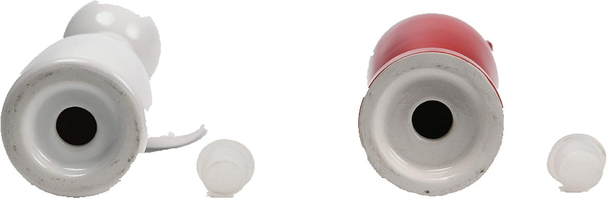 Comfy Hour Devil & Angel Salt & Pepper Set, Red & White, Dolomite