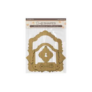 Stamperia Sticker Decal, 16cmX24cm, Brown