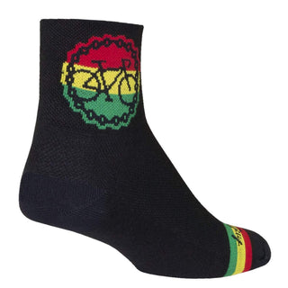 SockGuy Socks, One Size, Rasta Ride