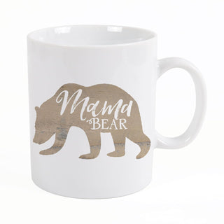 P. Graham Dunn Drinking Cup, 15 Ounces, Mama Bear Outline Natural Brown