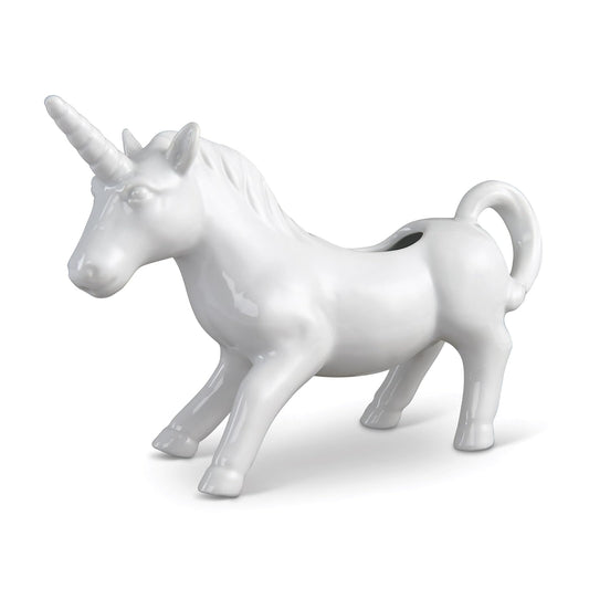 HIC Harold Import Co. HIC Unicorn Creamer, Fine White Porcelain, 4-Ounces