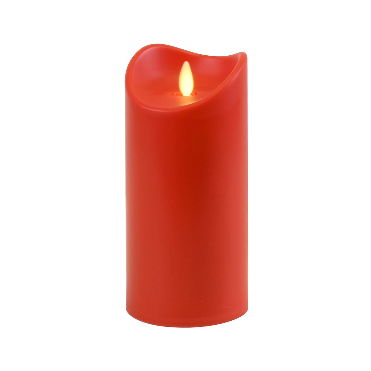 Lumabase Lamp, 5", Red