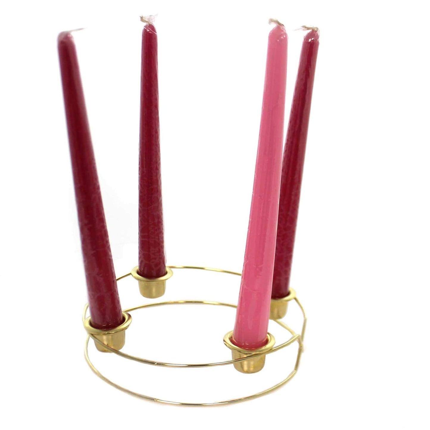 1 X 6.5 Metal Advent Wreath with 4 8 Candles (Roman 6664-4)
