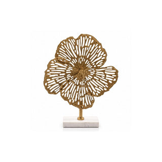 Modern Day Accents Figurine, Gold & White