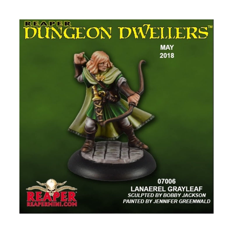 Reaper Miniatures Dungeon Dwellers: Lanaerel Grayleaf, Elf Ranger