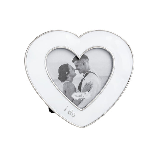 Mud Pie Picture Frame, 4 1/2" x 4 1/2", White