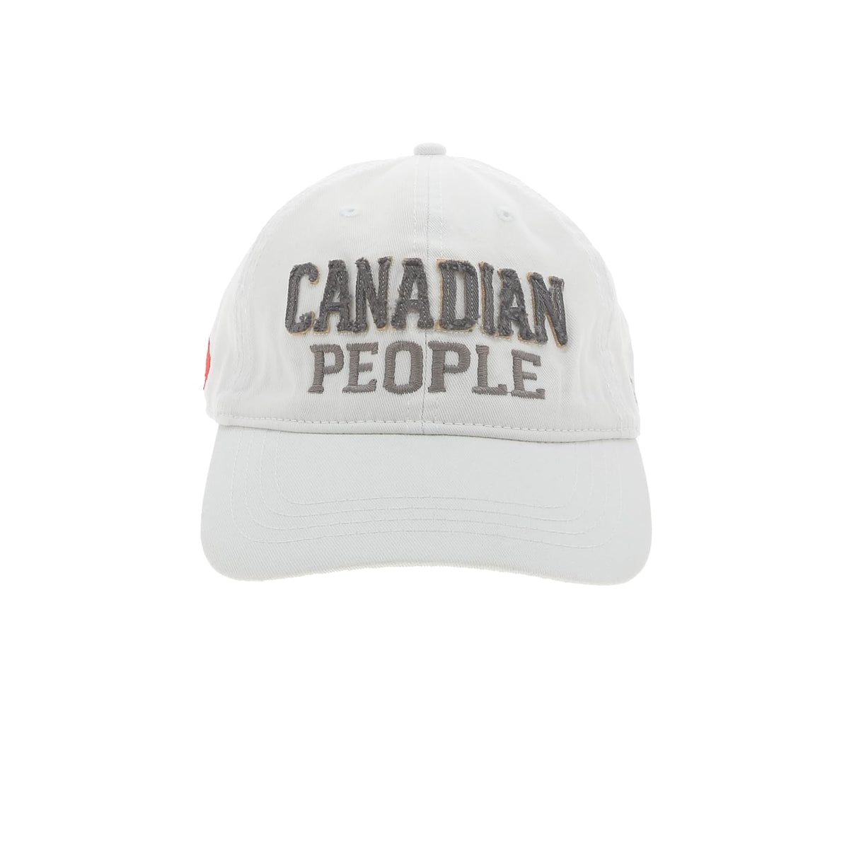 Pavilion Gift Company Hat, Gray, White, Red, Canadian People Unisex Adjustable H