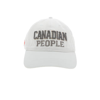 Pavilion Gift Company Hat, Gray, White, Red, Canadian People Unisex Adjustable H