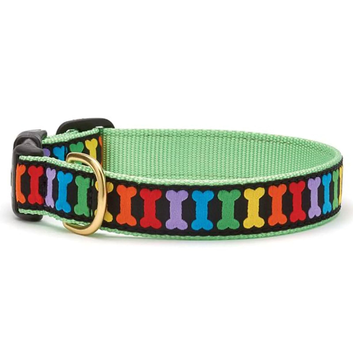 Up Country Animal Collar, Medium, Rainbones