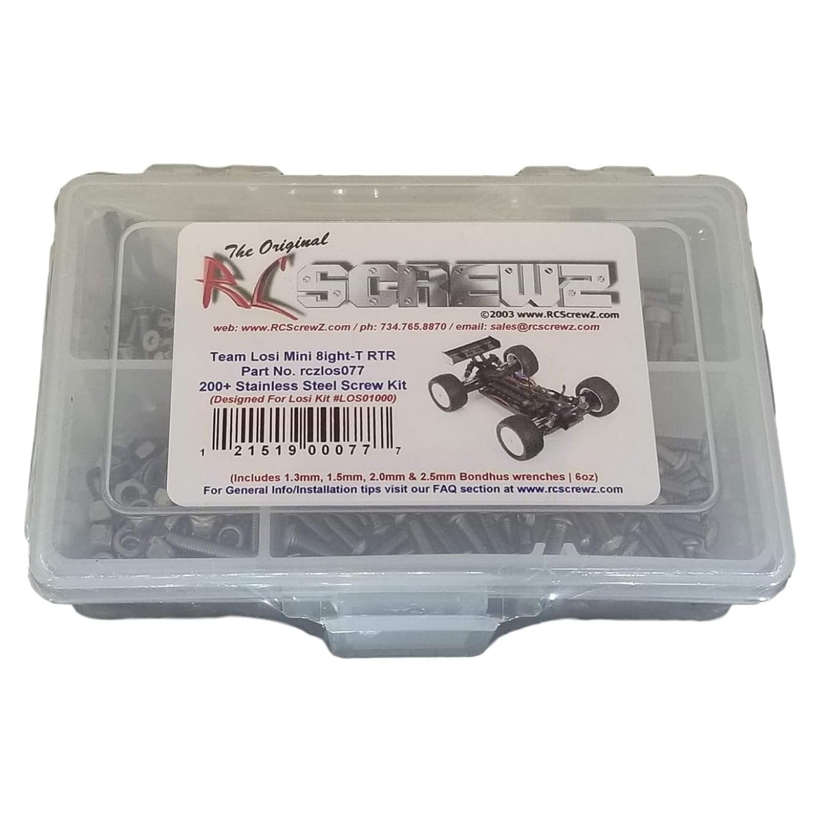 RC Screwz Screws, Stainless Screw Kit