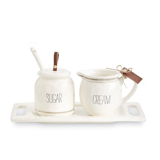 Mud Pie Bistro Cream And Sugar Set