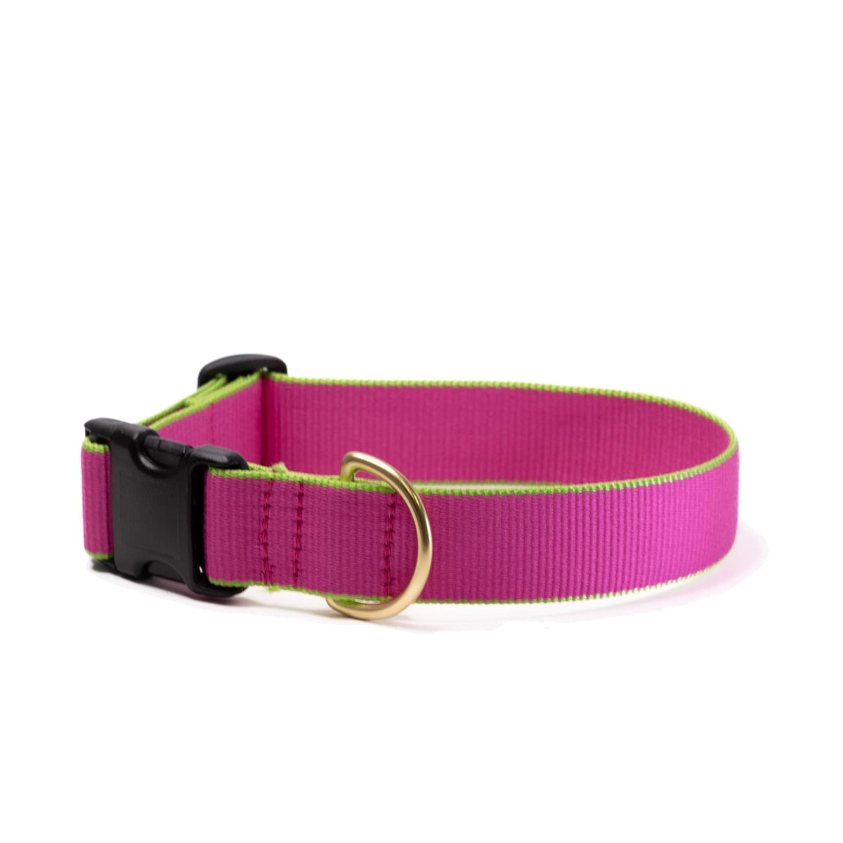 Up Country Animal Collar, Medium, Pink & Lime