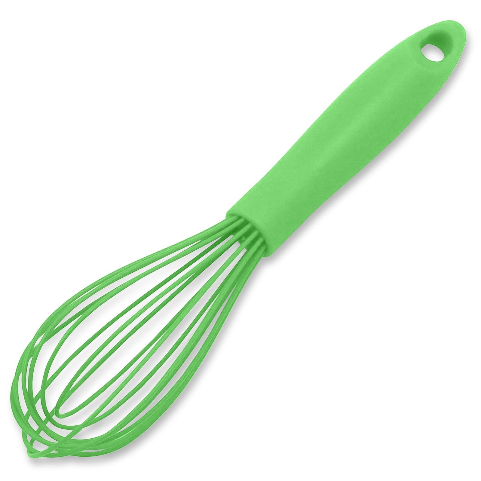 Chef Craft Premium Silicone Wire Cooking Whisk, 10.5 inch, Green