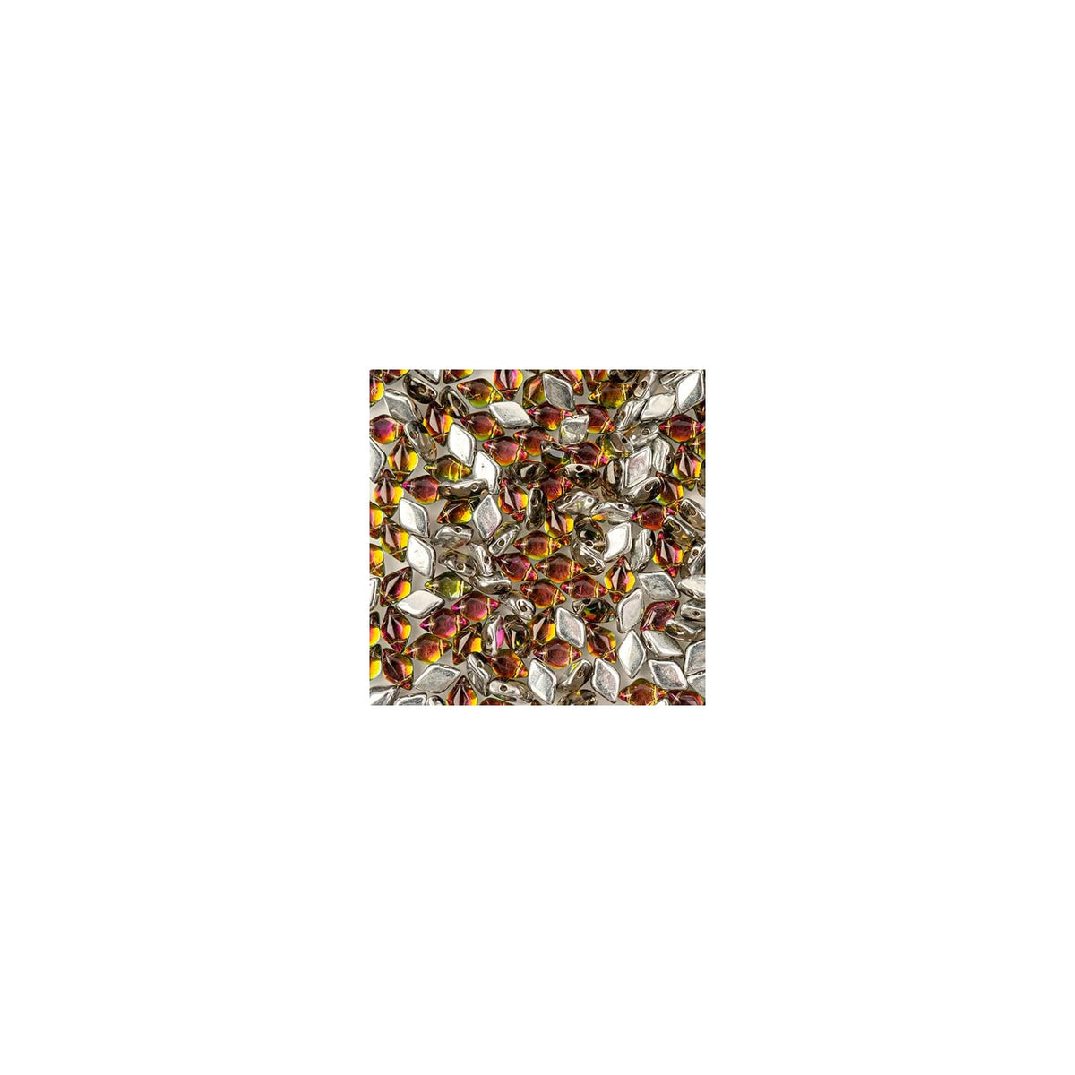 John Bead Craft Bead, Light Smoke Topaz Backlit Flourite