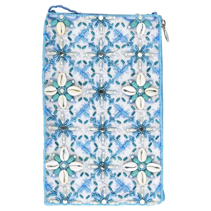 Bamboo Trading Club Bag Caribbean Cowrie, Blue