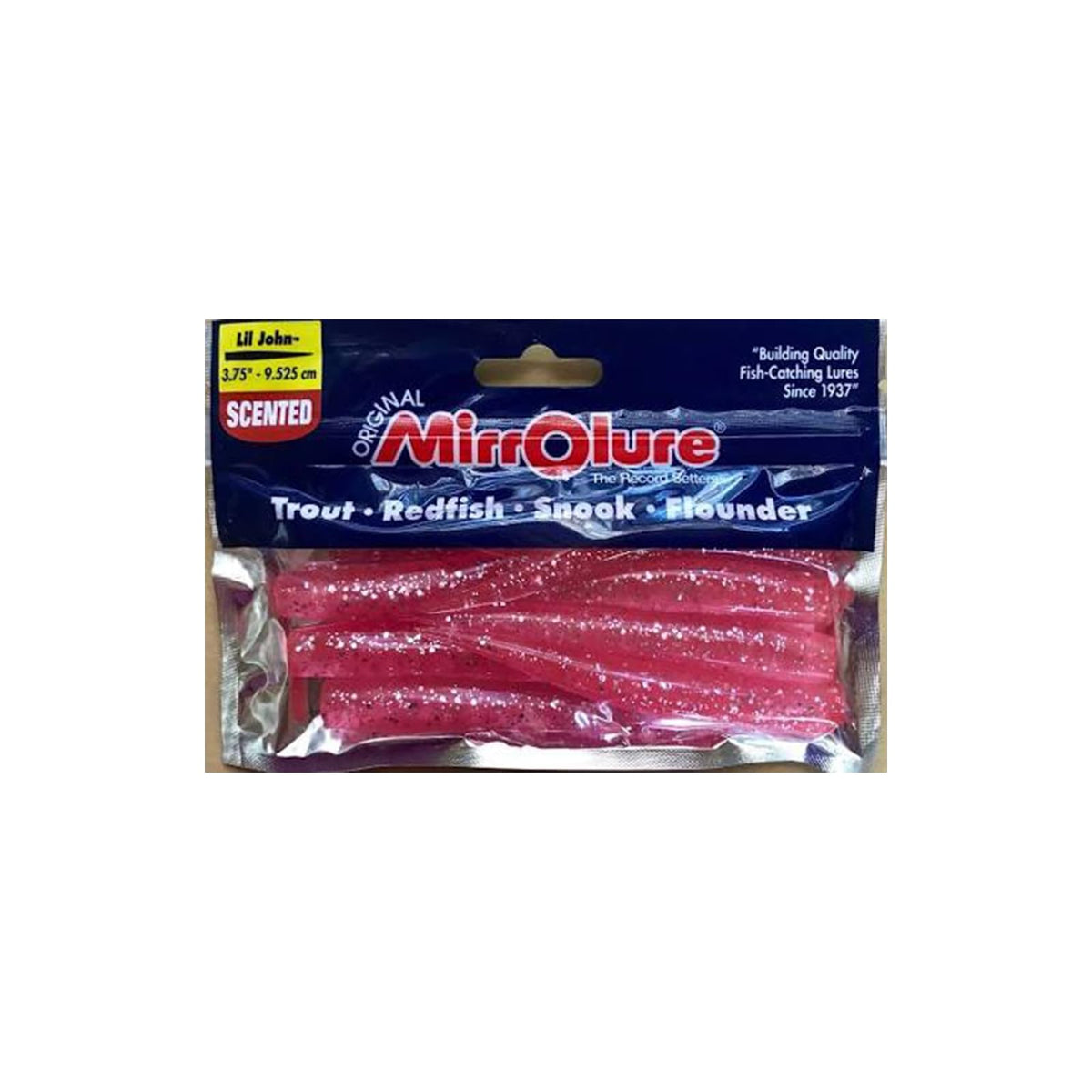 MirrOLure Fishing Hook, 3 3/4 Inch, Pink Silver