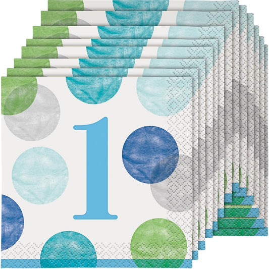 Unique Industries 73301 Beverage Napkins, 16 Count