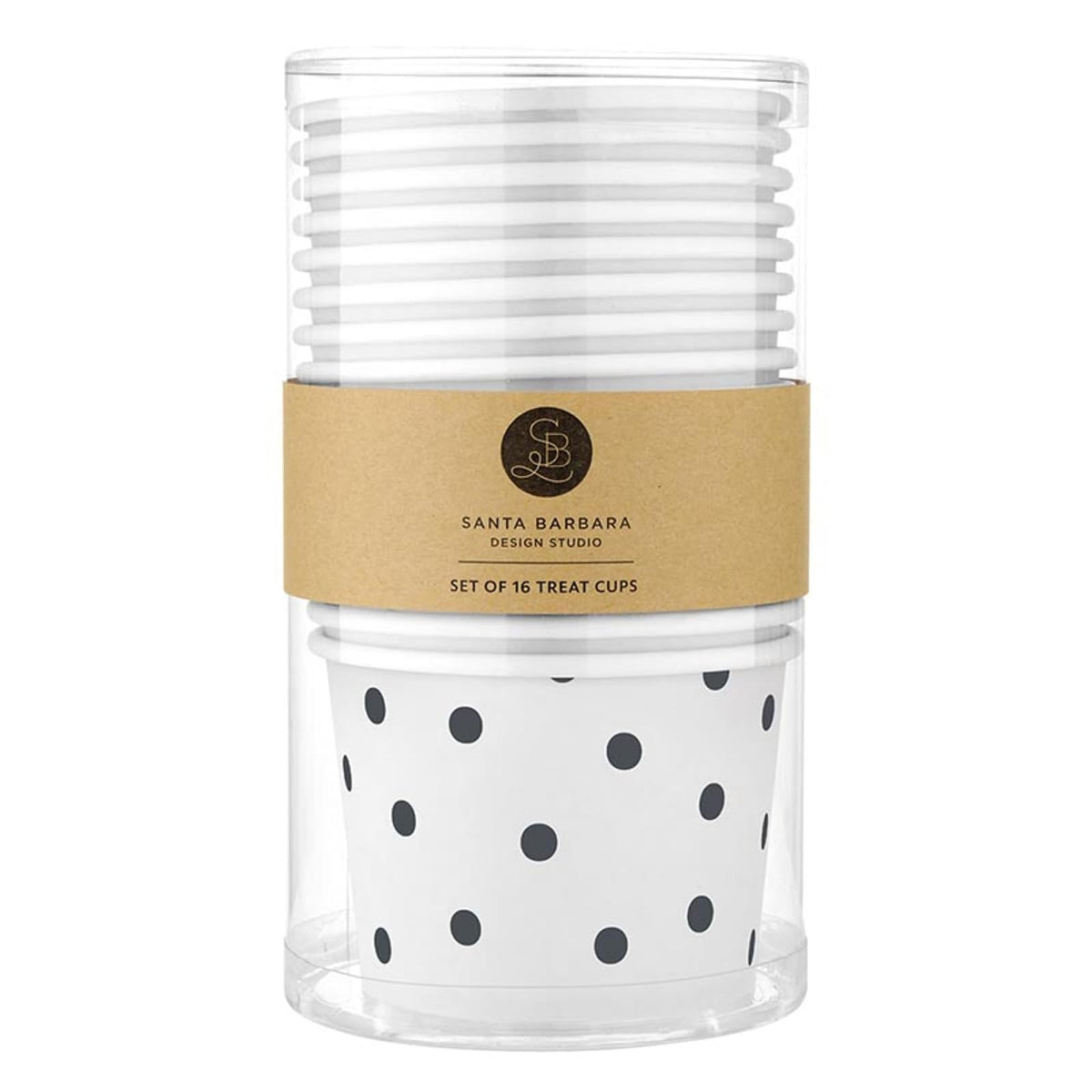 Santa Barbara Design Studio Dishware Bowl, 9-Ounce, Black Dots