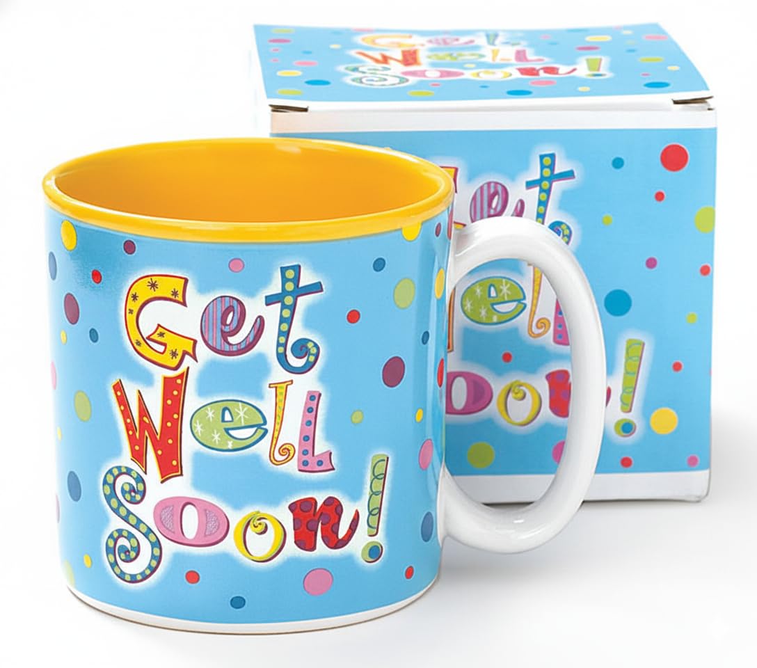 burton + BURTON Get Well Soon Coffee Mug/Cup Gift Boxed