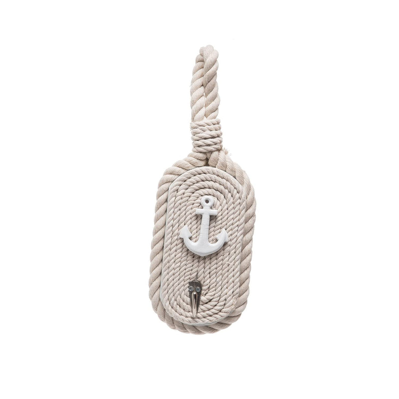 Beachcombers Anchored Rope Single Wall Hook