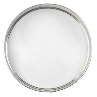 Tablecraft 11060 Round Fine Mesh Sieve Strainer, 12-inch Diameter, Stainless Steel